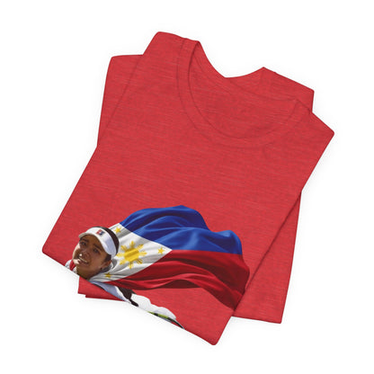 Tennis Superhero Tee — Philippine Flag Athlete Graphic