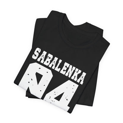 Sabalenka Short Sleeve Tee — Minimal Classic Blank T‑Shirt