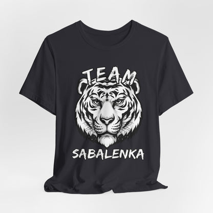 Team Sabalenka Tiger T-Shirt — Tennis Fan Tee