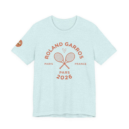 Roland Garros 2026 Tennis Tee – Paris Tournament Graphic T-Shirt