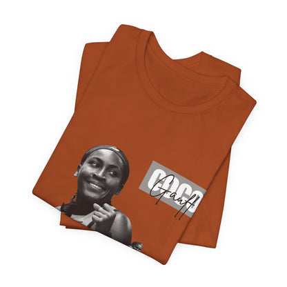 GOGP Graphic Tee — Black & White Motivational Photo T-Shirt