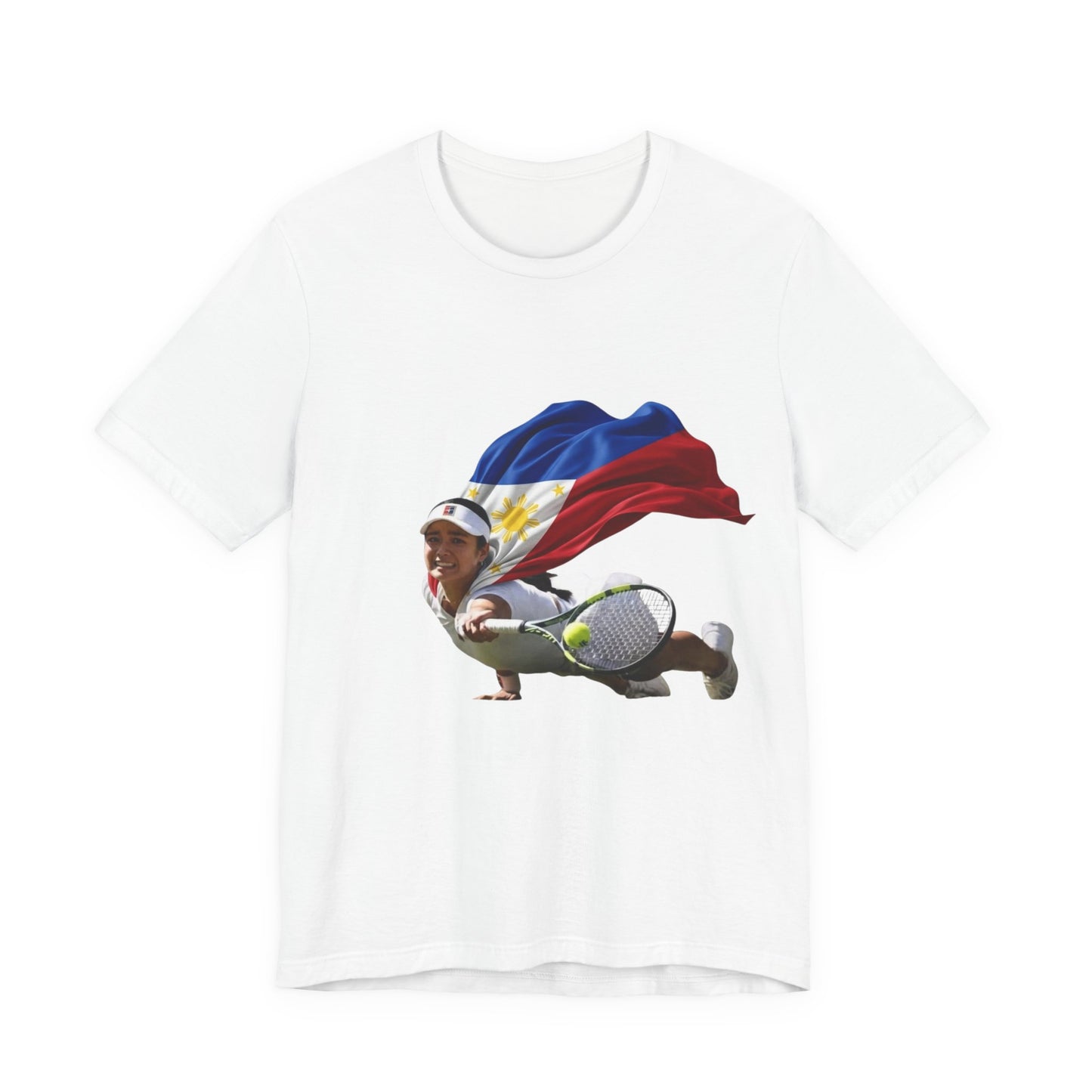 Tennis Superhero Tee — Philippine Flag Athlete Graphic