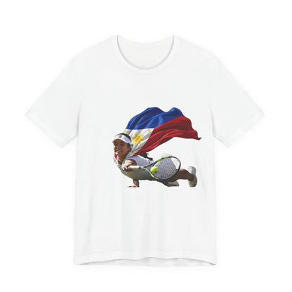 Tennis Superhero Tee — Philippine Flag Athlete Graphic