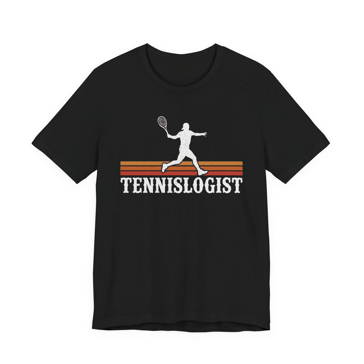 Tennislogist T‑Shirt – Retro Tennis Player Graphic Tee for Coaches & Fans