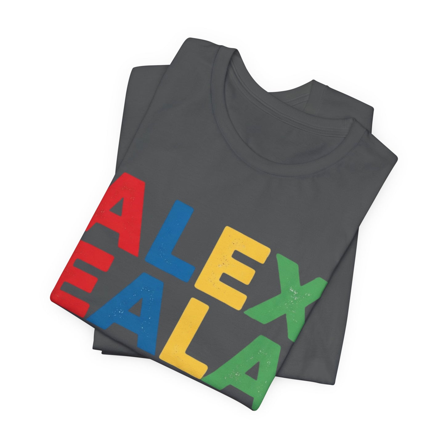Alex Eala Colorblock Name Tee — Kids & Fans Tennis Player Tribute Shirt