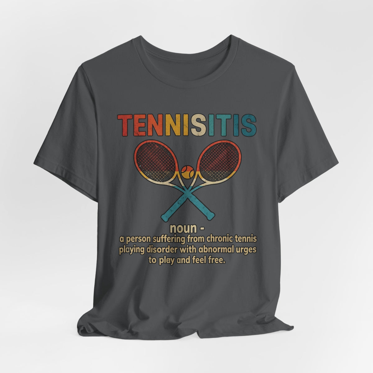 Tennisitis T-Shirt – Vintage Tennis Rackets Graphic Tee