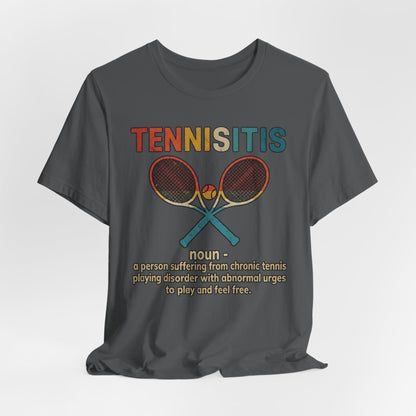 Tennisitis T-Shirt – Vintage Tennis Rackets Graphic Tee