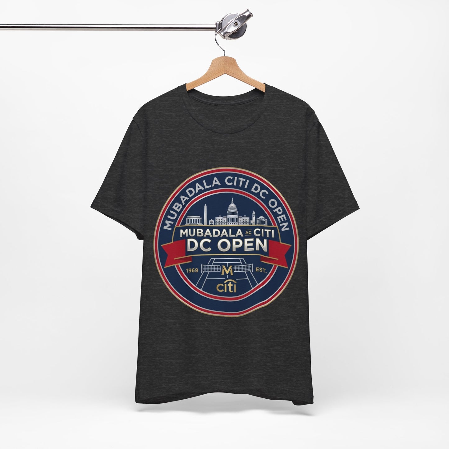 DC Open Tennis Tee — 'Mubadala Citi DC Open' Vintage Badge Shirt