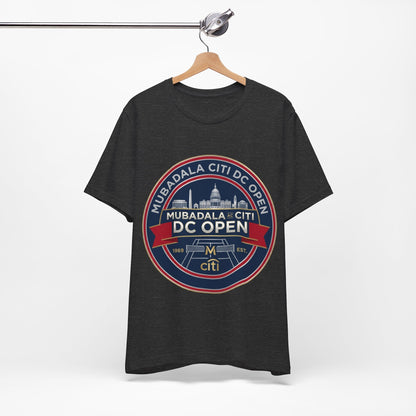 DC Open Tennis Tee — 'Mubadala Citi DC Open' Vintage Badge Shirt