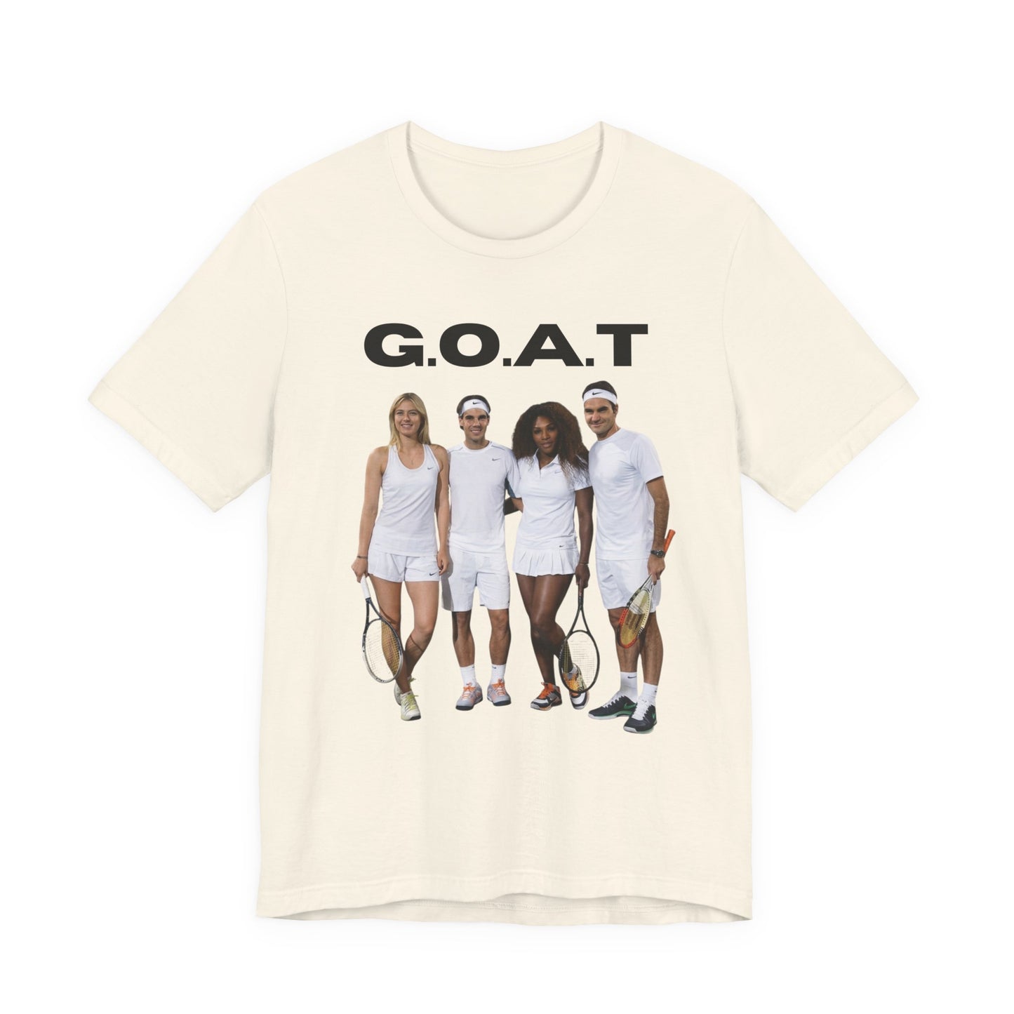 G.O.A.T. Tennis Team Graphic Tee - Federer, Serena, Nadal, Sharapova