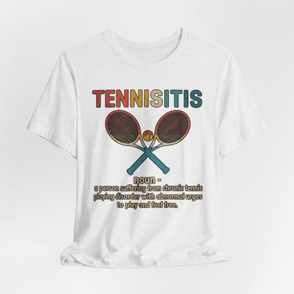 Tennisitis T-Shirt – Vintage Tennis Rackets Graphic Tee