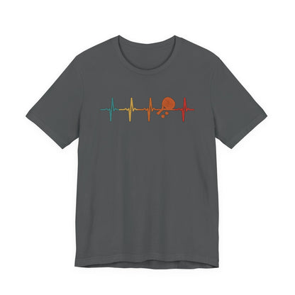 Tennis Heartbeat Tee – Retro Surfing Wave Graphic T-Shirt
