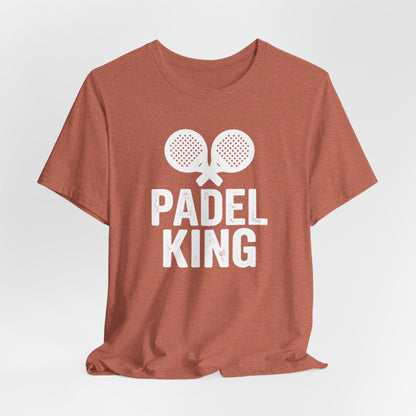 Padel King T‑Shirt — Men's Padel Tennis Graphic Tee