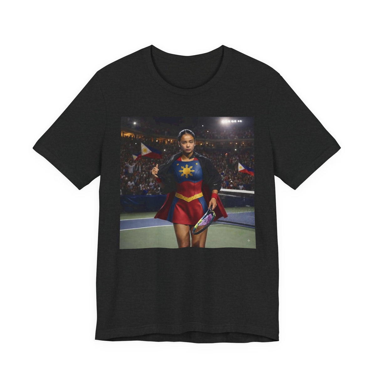 Alex Eala Tennis T‑Shirt — Filipino Tennis Star Photo Tee