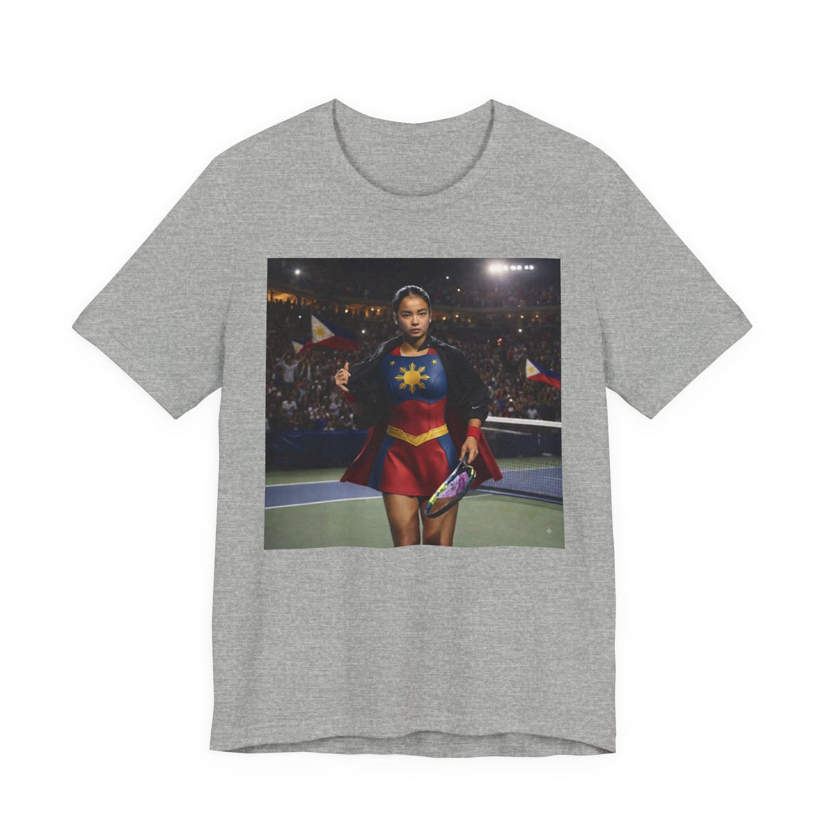 Alex Eala Tennis T‑Shirt — Filipino Tennis Star Photo Tee