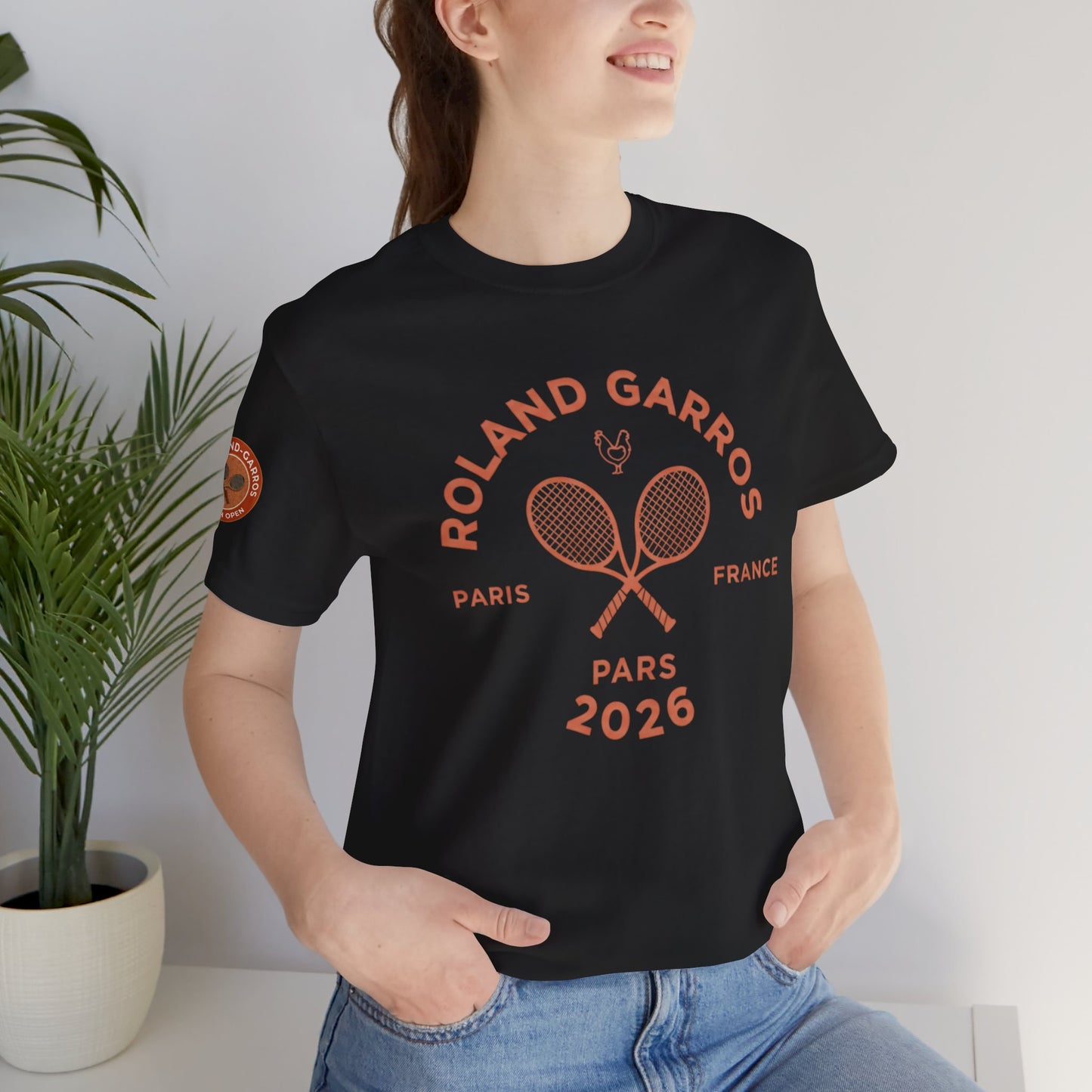 Roland Garros 2026 Tennis Tee – Paris Tournament Graphic T-Shirt