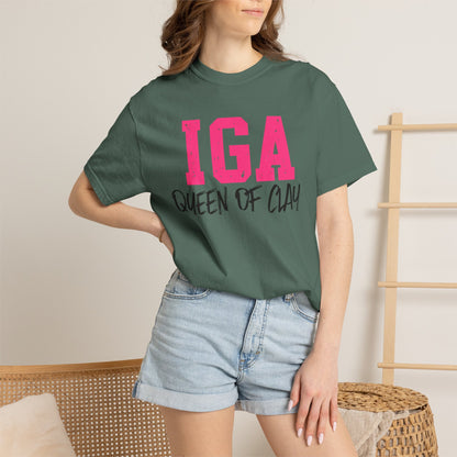 IGA Swiatek - Queen of Clay T-Shirt — Funny Pottery Mom Shirt