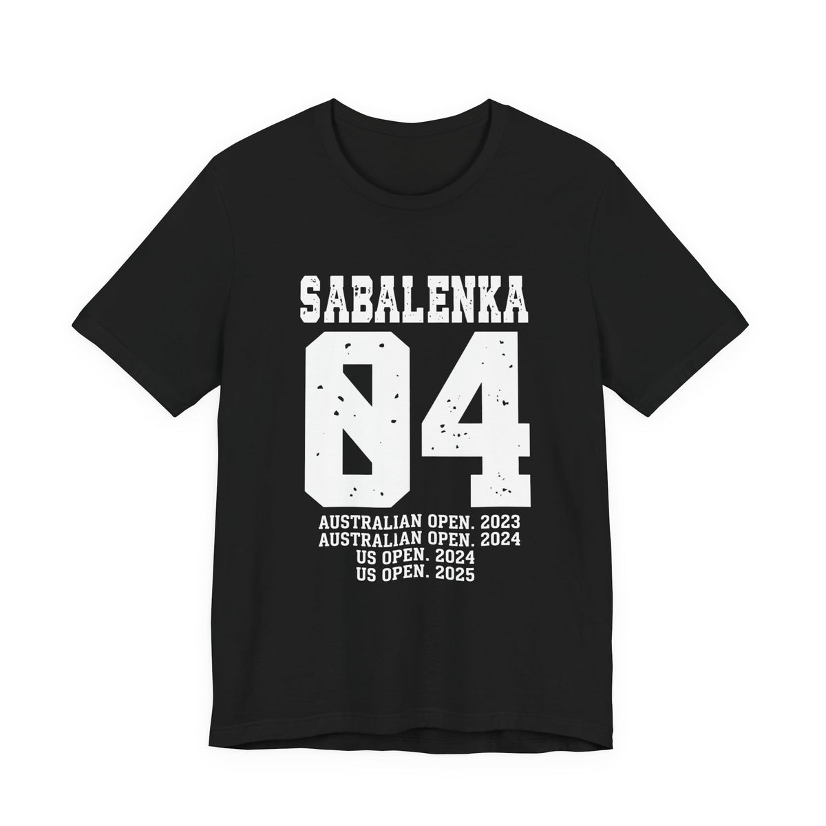 Sabalenka Short Sleeve Tee — Minimal Classic Blank T‑Shirt
