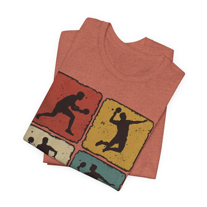 Tennis Silhouette Tee — Retro Vintage Graphic Shirt