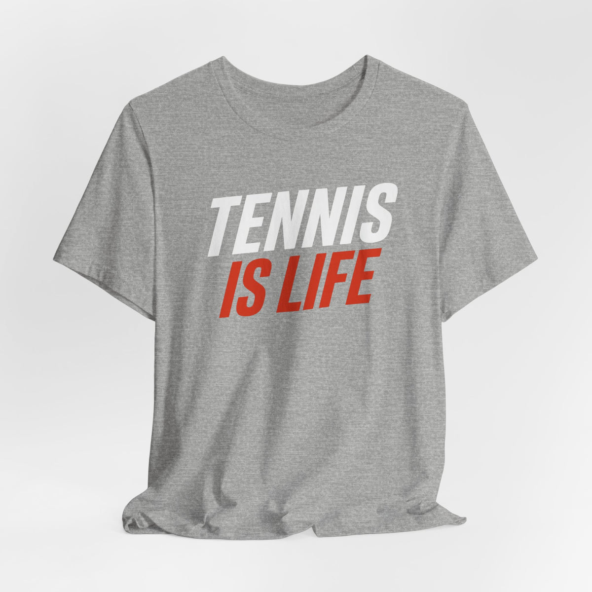 Tennis Is Life Tee — Athletic Graphic T-Shirt for Tennis Players & Fans