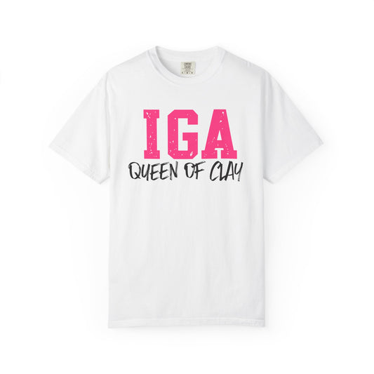 IGA Swiatek - Queen of Clay T-Shirt — Funny Pottery Mom Shirt