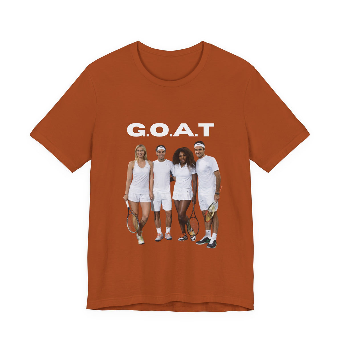 GOAT Tennis Players T-Shirt – Vintage Court Team Graphic Tee