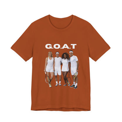 GOAT Tennis Players T-Shirt – Vintage Court Team Graphic Tee