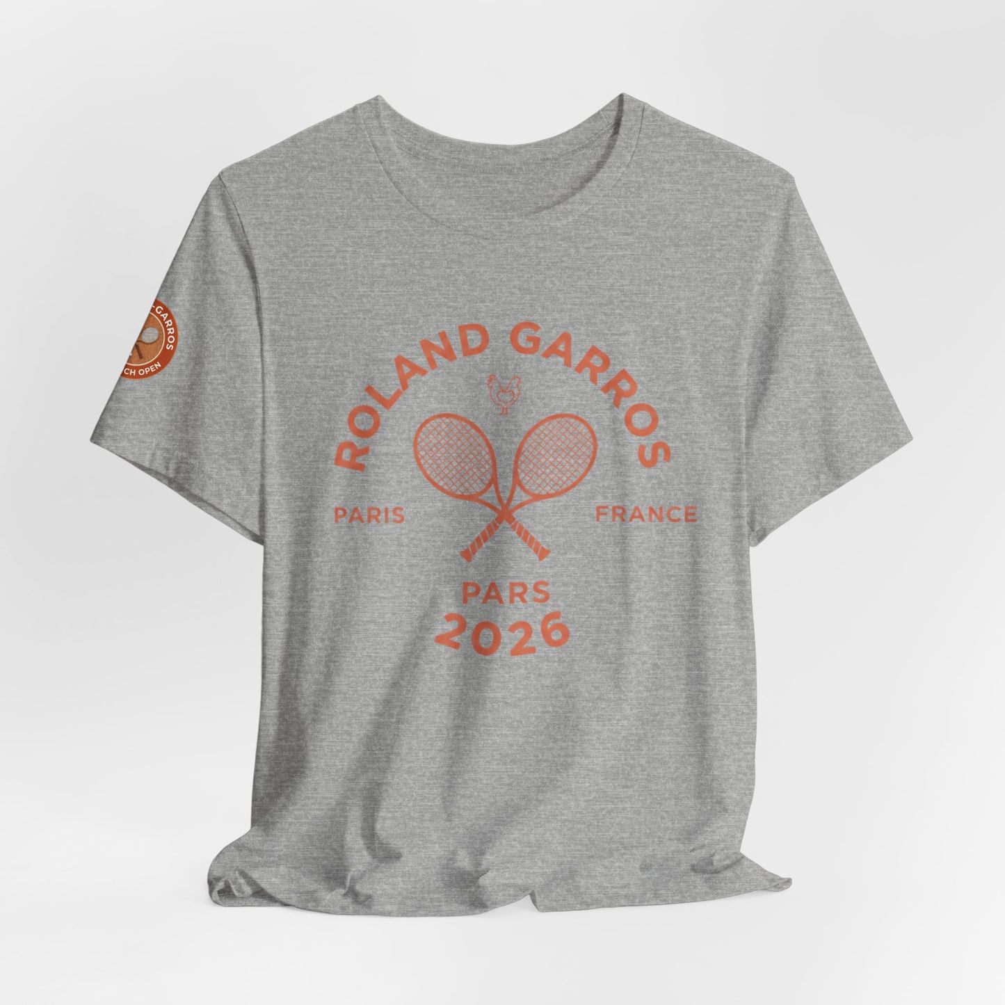 Roland Garros 2026 Tennis Tee – Paris Tournament Graphic T-Shirt