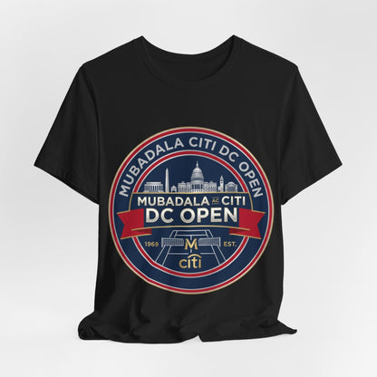 DC Open Tennis Tee — 'Mubadala Citi DC Open' Vintage Badge Shirt