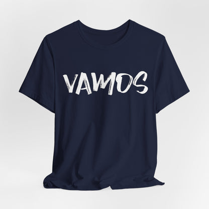 Vamos T-Shirt — Bold Brush Script Graphic Tee