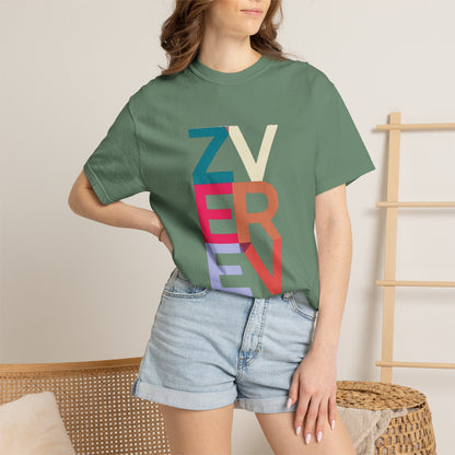 ALEXANDER ZVEREV Colorblock Vertical Logo T‑Shirt