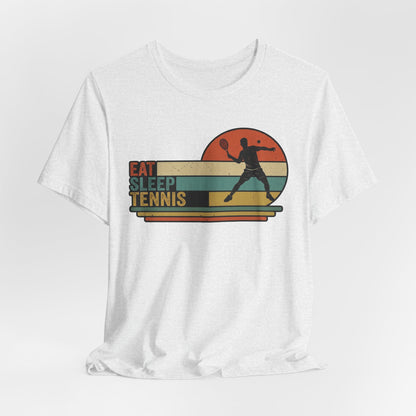 Eat Sleep Tennis Vintage Graphic Tee