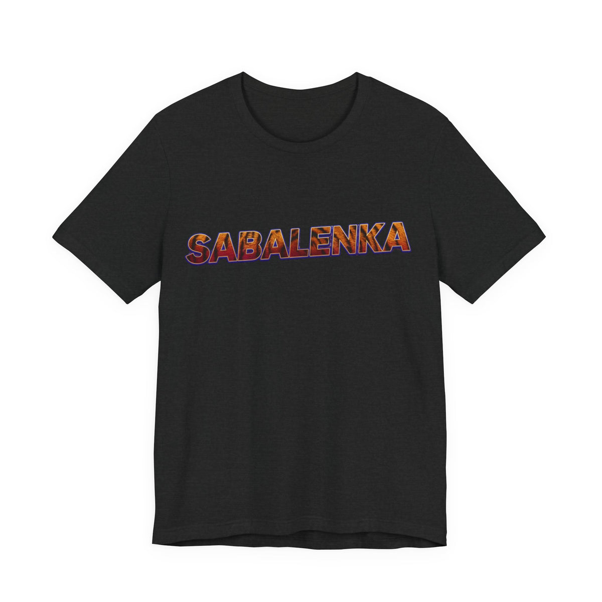Sabalenka Tennis T‑Shirt — Bold Text Fan Tee