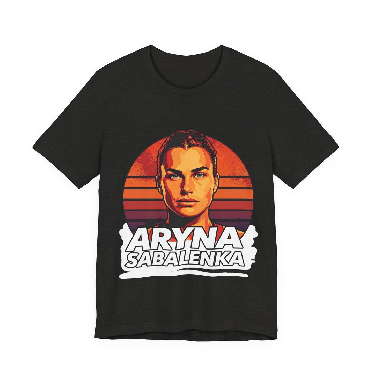 Aryna Sabalenka Graphic Tee — Vintage Sunset Tennis Player T-Shirt