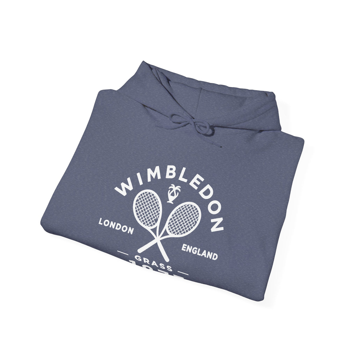 Wimbledon 1877 Tennis Hoodie — Classic Racquets Logo Pullover