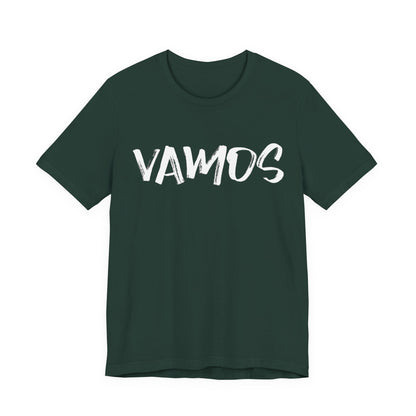 Vamos T-Shirt — Bold Brush Script Graphic Tee