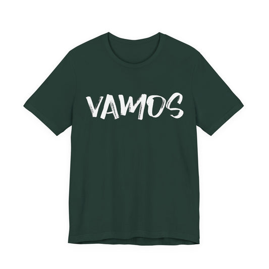 Vamos T-Shirt — Bold Brush Script Graphic Tee