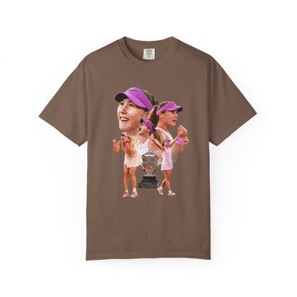 Tennis Graphic T-Shirt — 'Tennis: An Essential Element' Vintage Player Collage