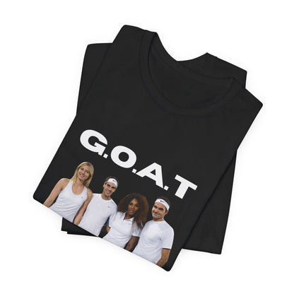GOAT Tennis Players T-Shirt – Vintage Court Team Graphic Tee