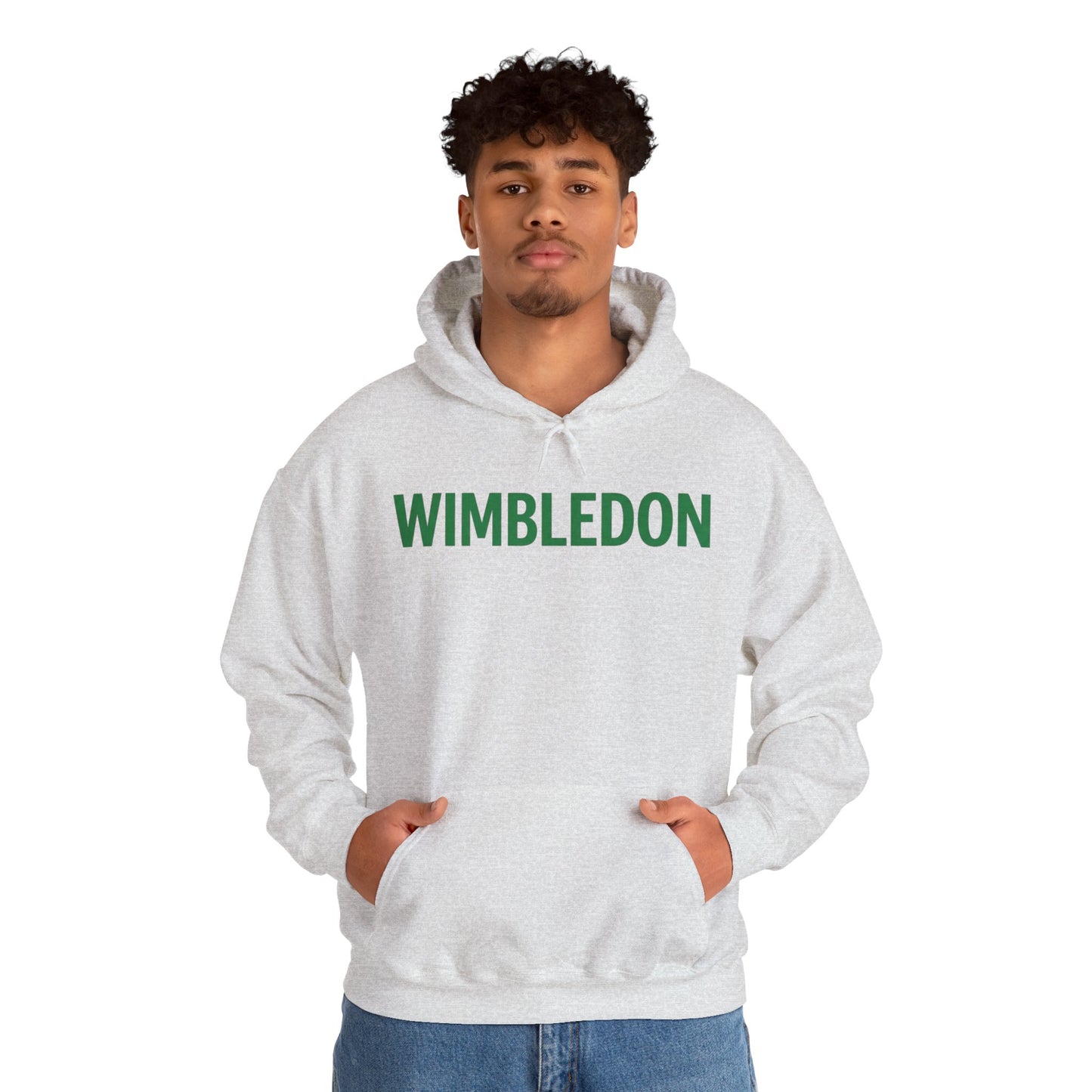 Wimbledon Hoodie — Classic Green Tennis Logo Pullover