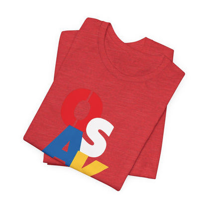 Tennis player Naomi Osaka Color Block Vertical Logo Tee