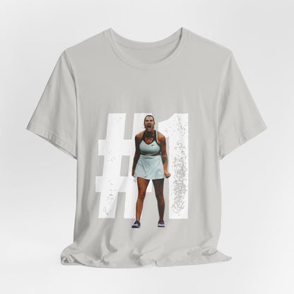 Tennis Player Graphic Tee — Fierce Court Celebration Shirt