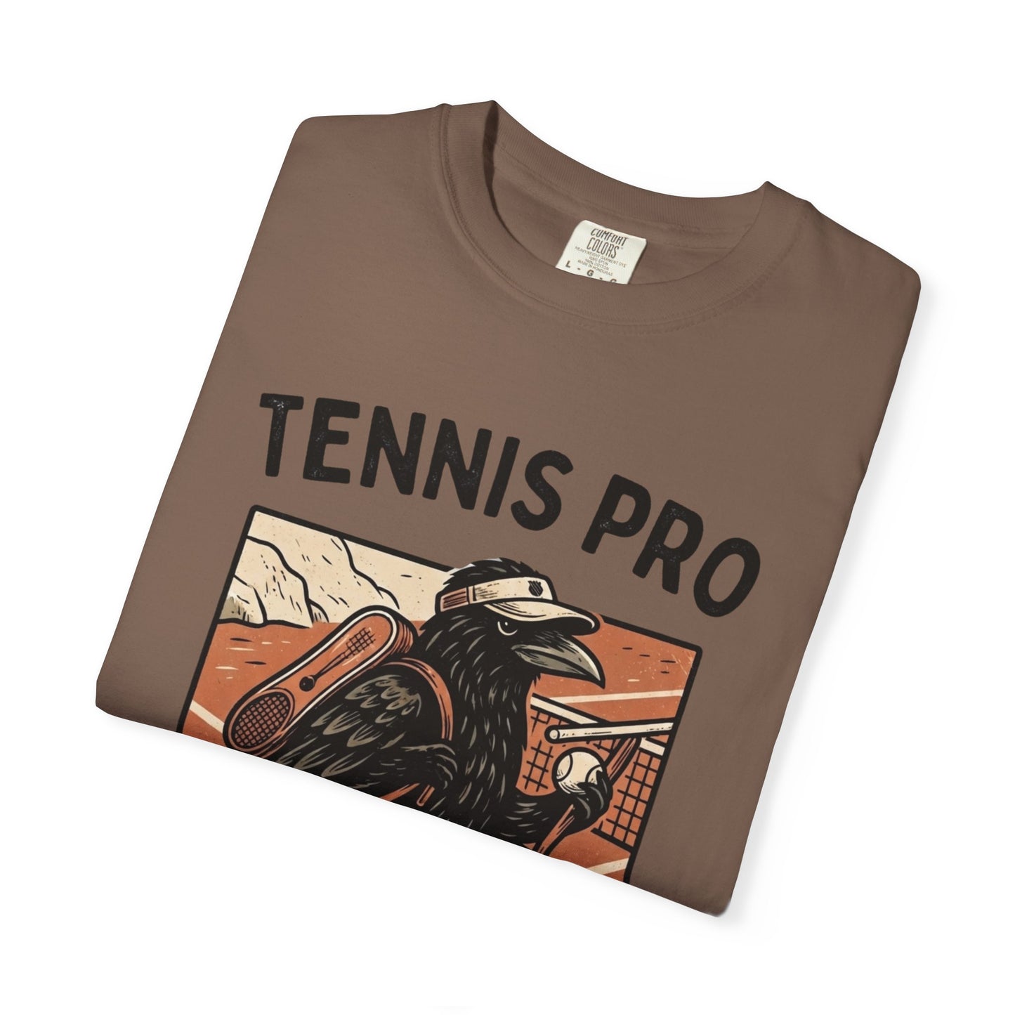 Tennis Pro T‑Shirt — Vintage Raven Tennis Graphic