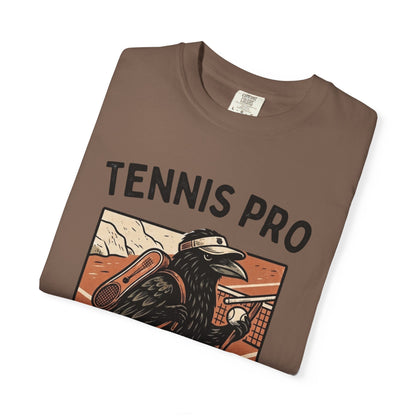 Tennis Pro T‑Shirt — Vintage Raven Tennis Graphic