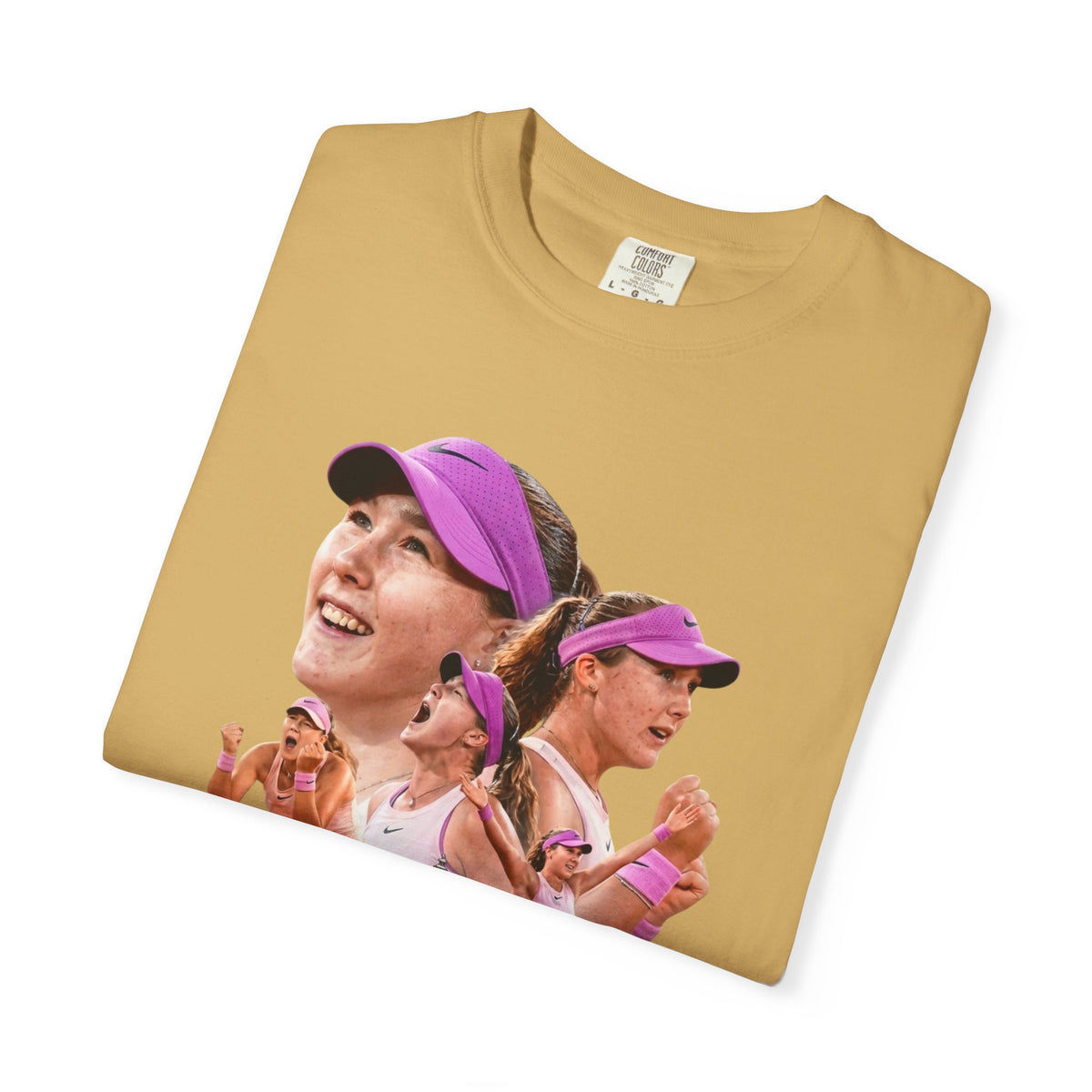 Tennis Graphic T-Shirt — 'Tennis: An Essential Element' Vintage Player Collage