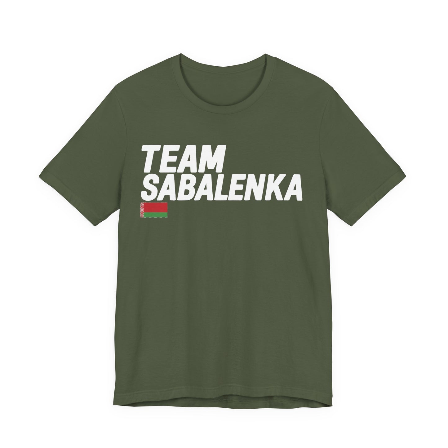 Team Sabalenka Minimalist Pan-African Flag T-shirt