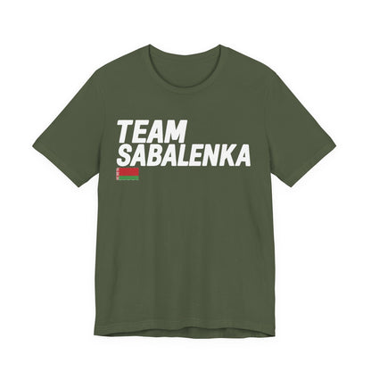 Team Sabalenka Minimalist Pan-African Flag T-shirt