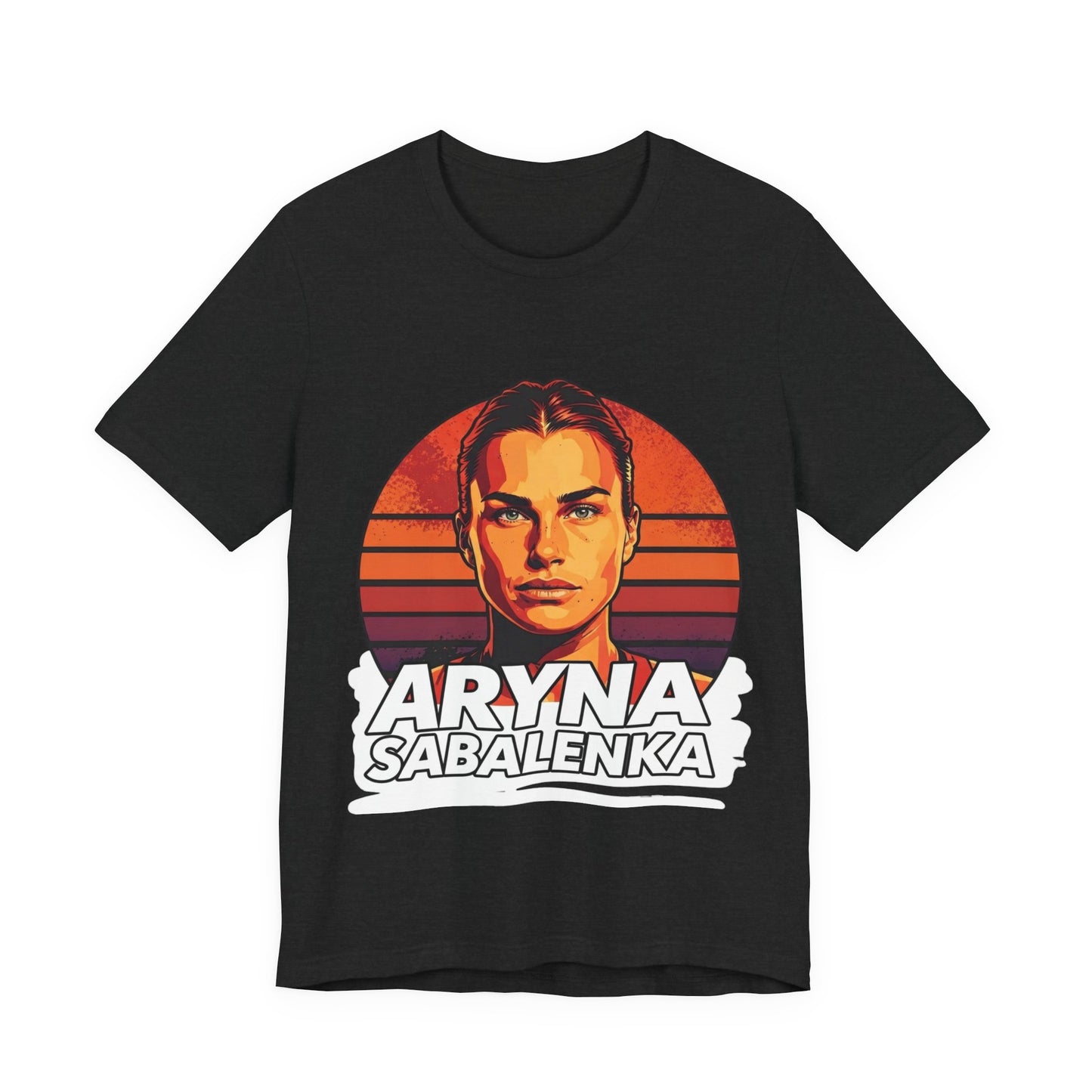 Aryna Sabalenka Graphic Tee — Vintage Sunset Tennis Player T-Shirt