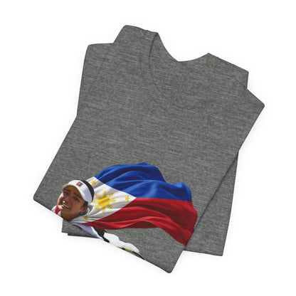 Tennis Superhero Tee — Philippine Flag Athlete Graphic