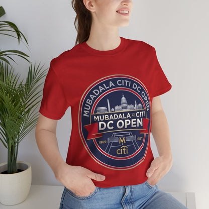 DC Open Tennis Tee — 'Mubadala Citi DC Open' Vintage Badge Shirt